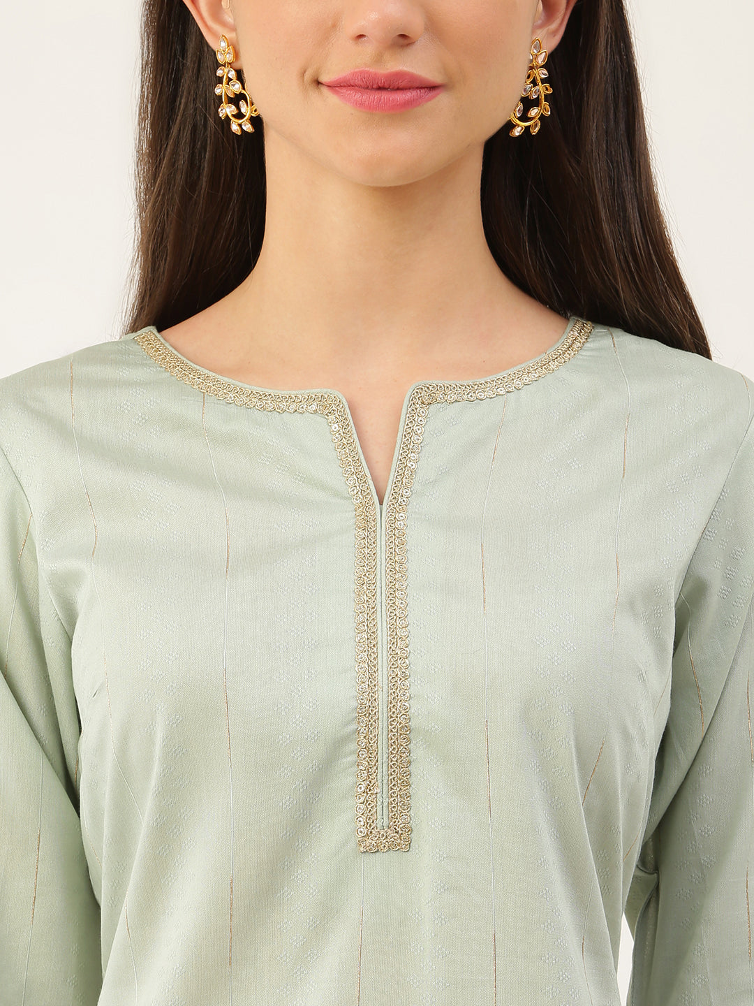Women's Viscose Printed Kurta with Pants & Dupatta- 3pc set, TK001