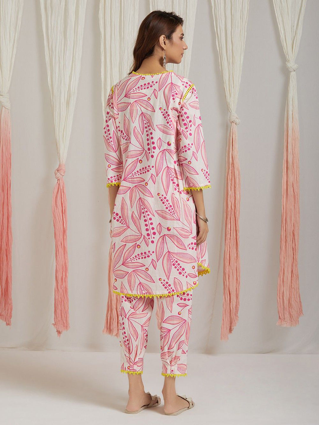 Leaf design Printed Co-ord Set, 2pc, TK191 & 193