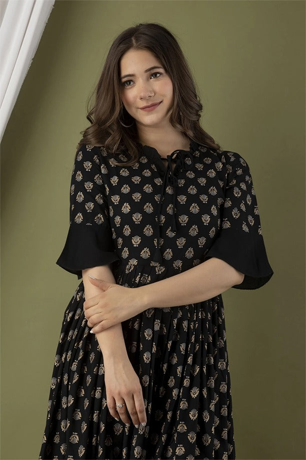 Women's Crape Printed Kurta- 1pc set, TK039