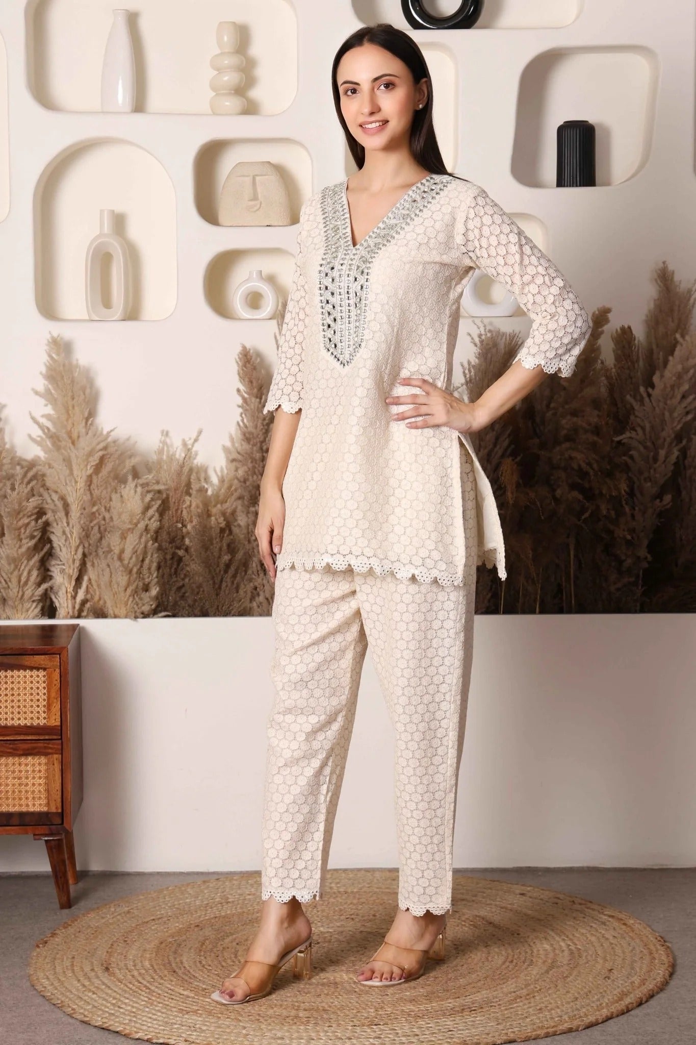 Handcrafted Crochia Co-ord Set – Pure and Unique Design